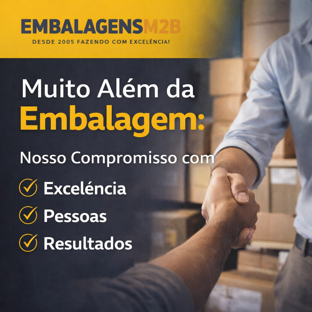 Muito Além da Embalagem Nosso Compromisso com Excelência, Pessoas e Resultados